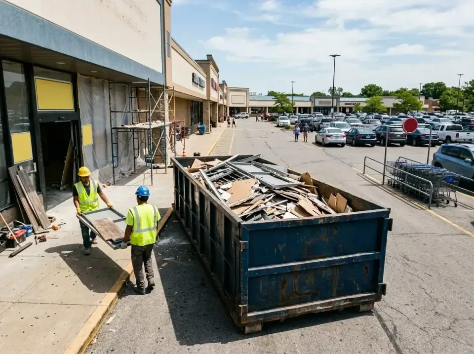 retail-store-renovation-debris-003 — frequently asked questions, Roll-off Dumpster Rentals in Willow Grove, TX